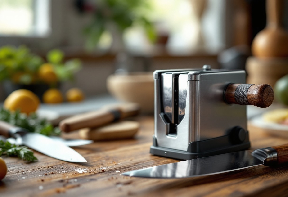 L’aiguiseur de couteaux : l’outil indispensable pour des couteaux tranchants